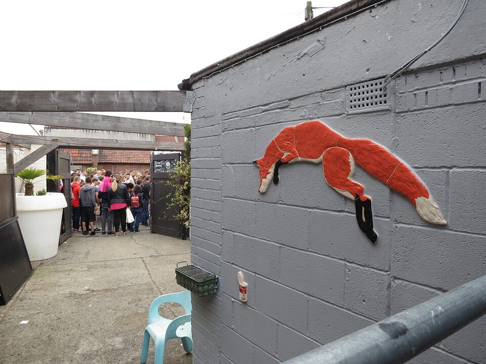 At Hen and Chicken, Bristol, Upfest 2016