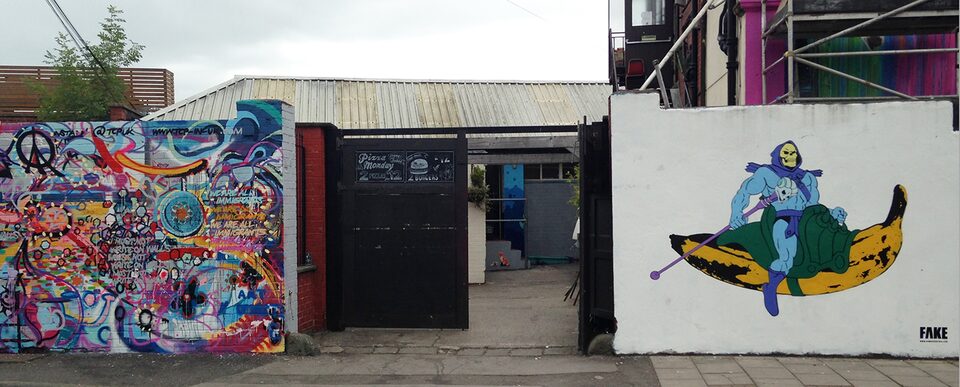 At Hen and Chicken, Bristol, Upfest 2016