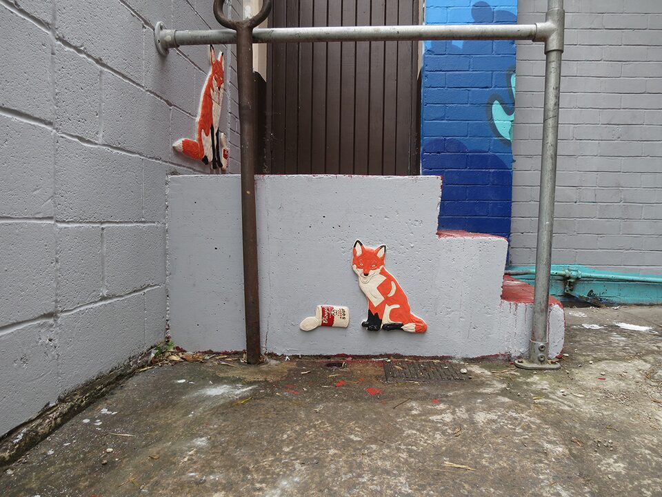 At Hen and Chicken, Bristol, Upfest 2016