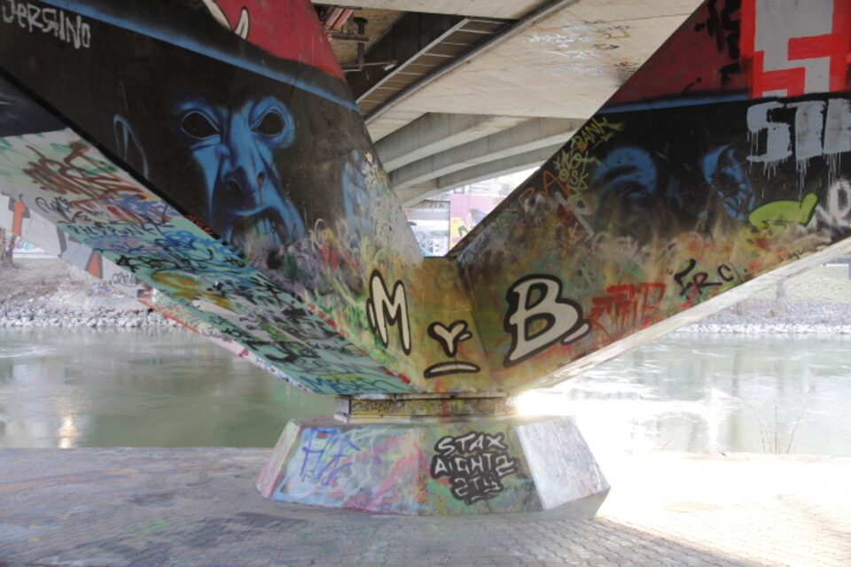 Bullet No.3, Donaukanal, Vienna, Austria
