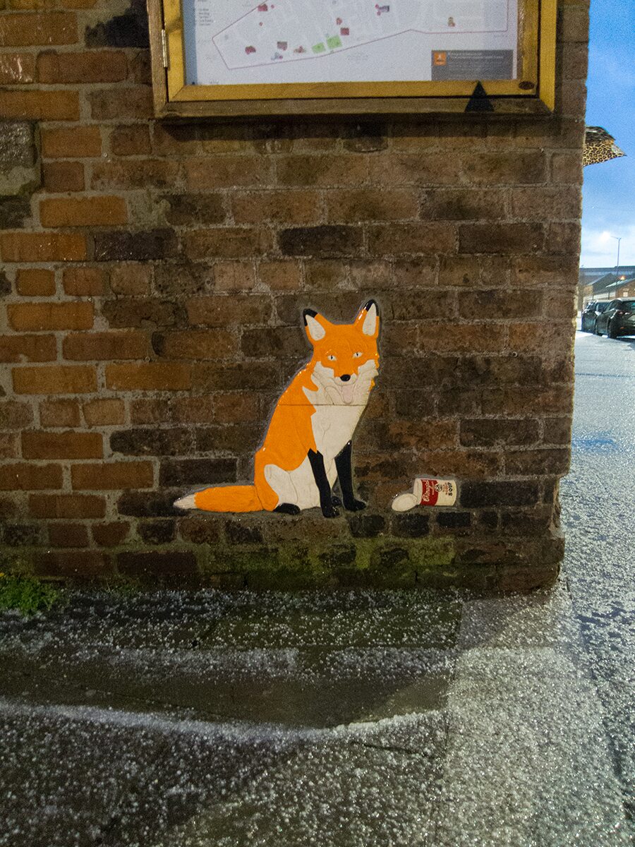 Yes it started to hail in Liverpool on the 25th of November 2017 when I was just finished with this one. Big thank you goes out to Hex Ceramic and Hobokiosk for the wall.