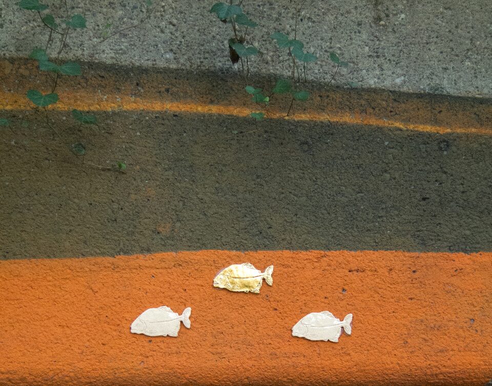 Goldfish No 5., 6. & 7. Friedensengel Unterführung, Munich, Germany