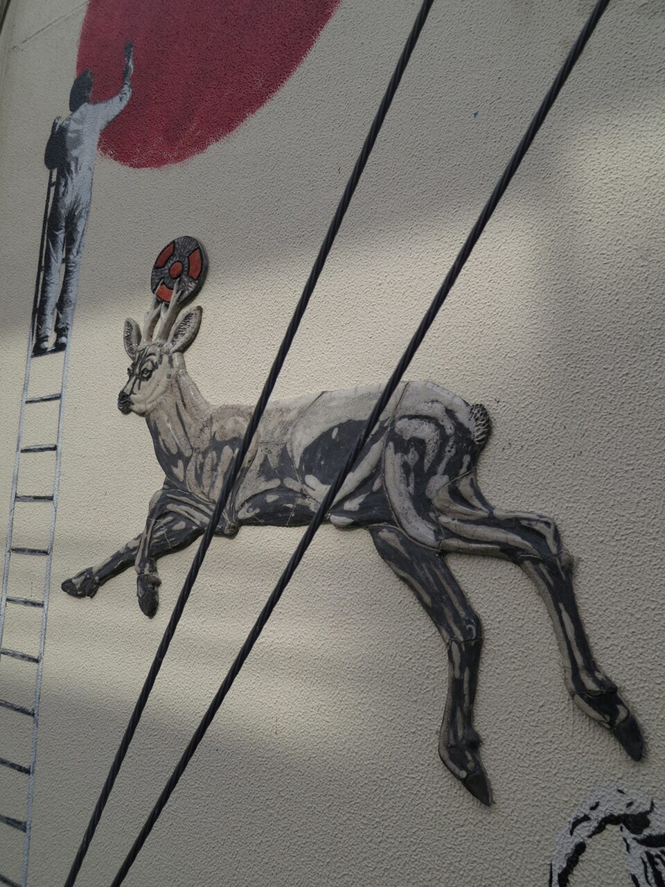 Huge Bambi, Gallery Kawamatsu, Jimbocho, Tokyo, Japan