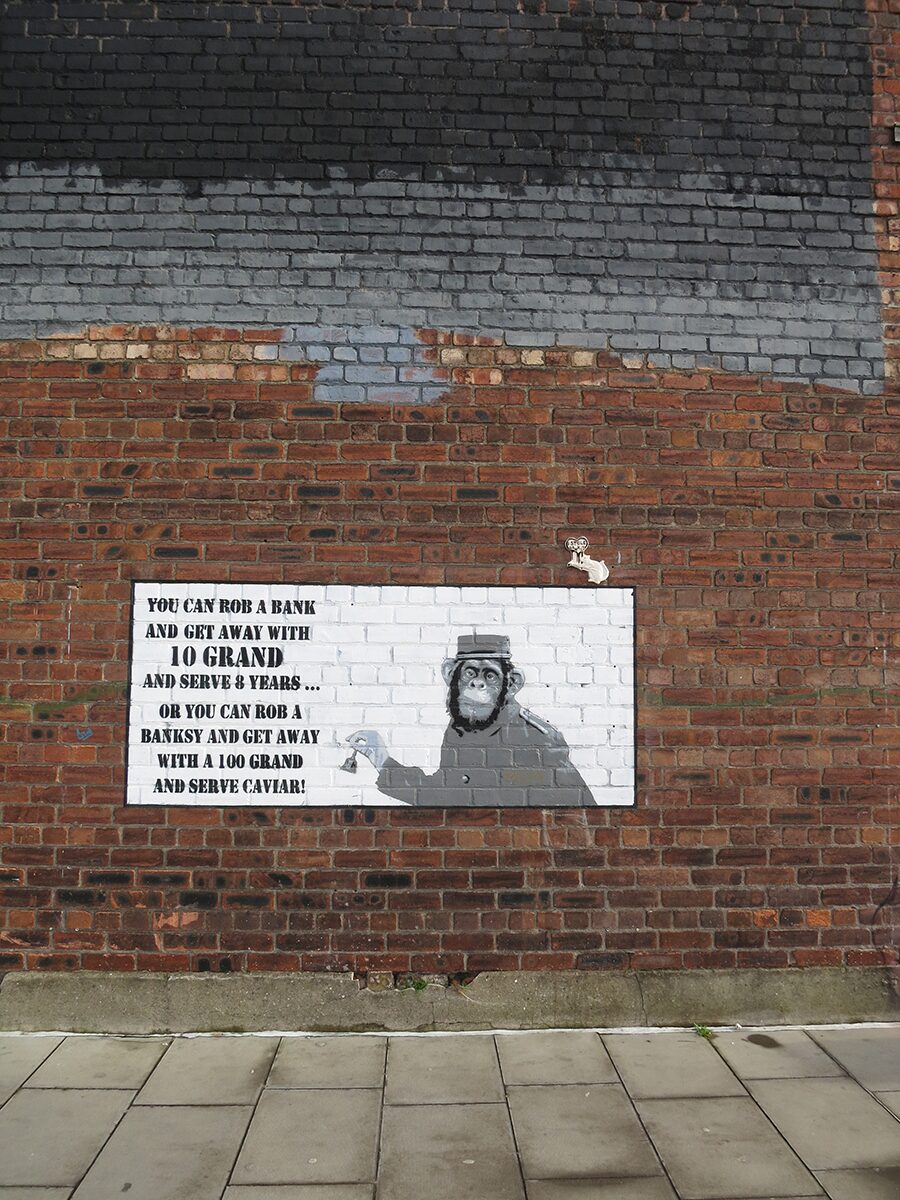 I stole Banksy 7. Mural by John Doh