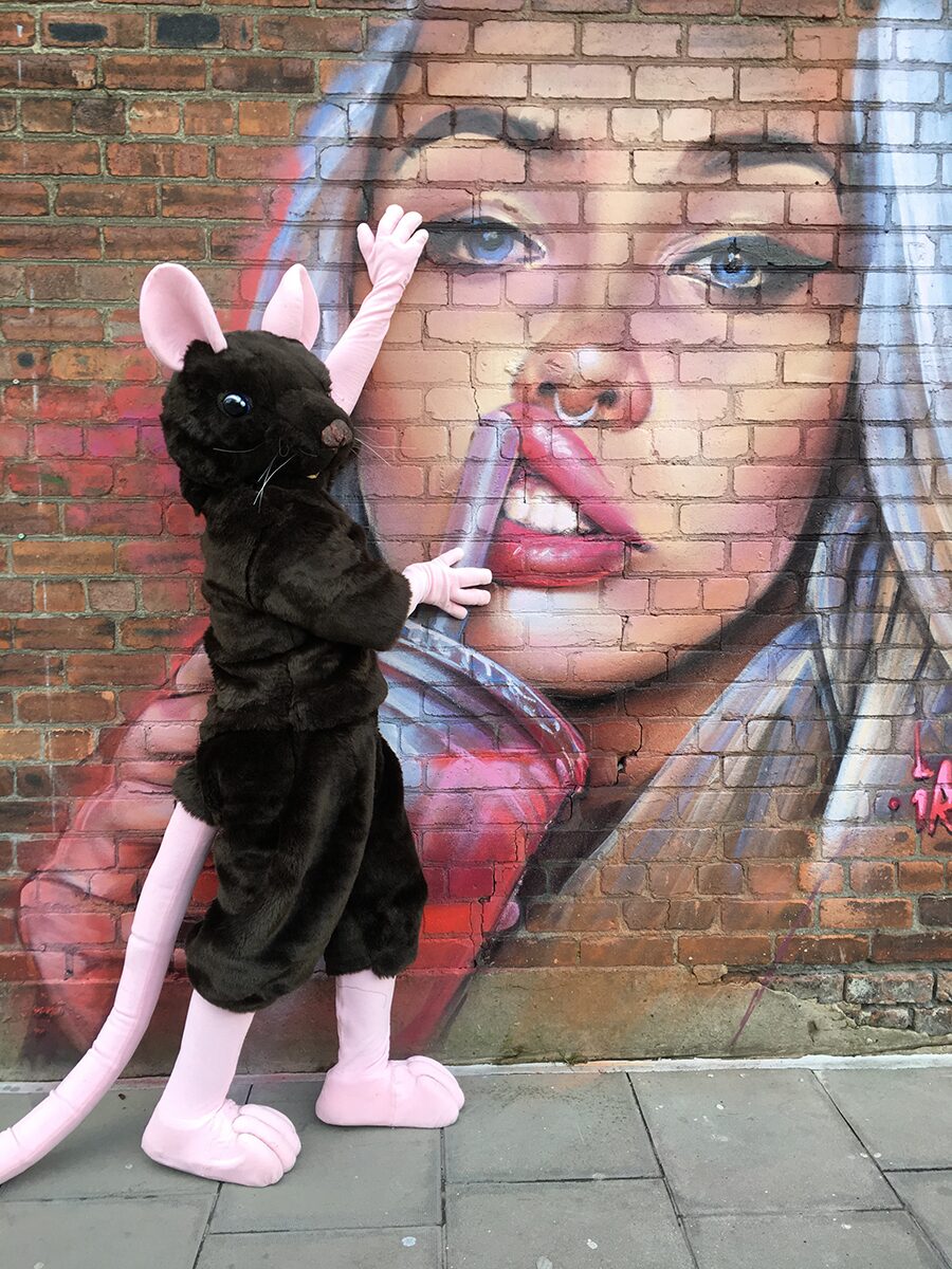 Picture and mural by Irony