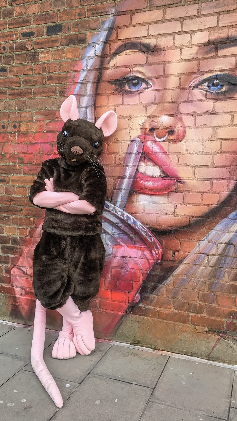 Picture and mural by Irony