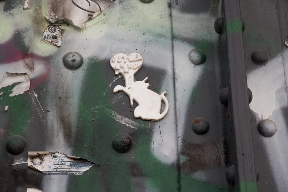 I stole Banksy No.4, Donaukanal, Vienna, Austria