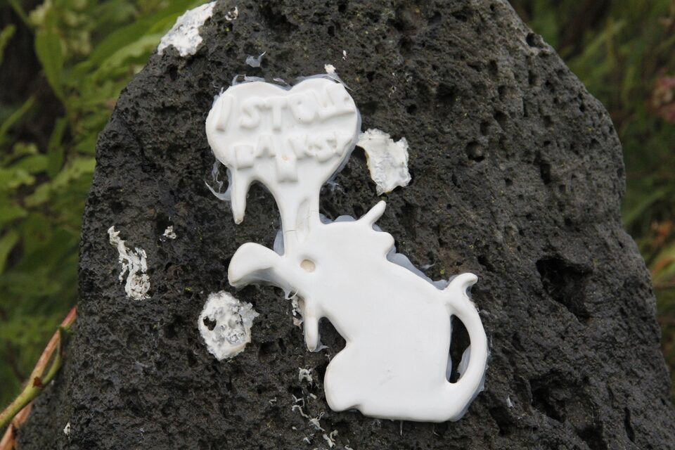 I stole Banksy No.27, Koutu Point, New Zealand