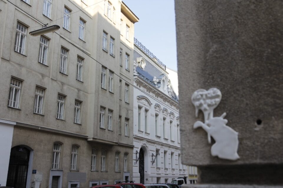 I stole Banksy No.1, Skodagasse, Vienna, Austria