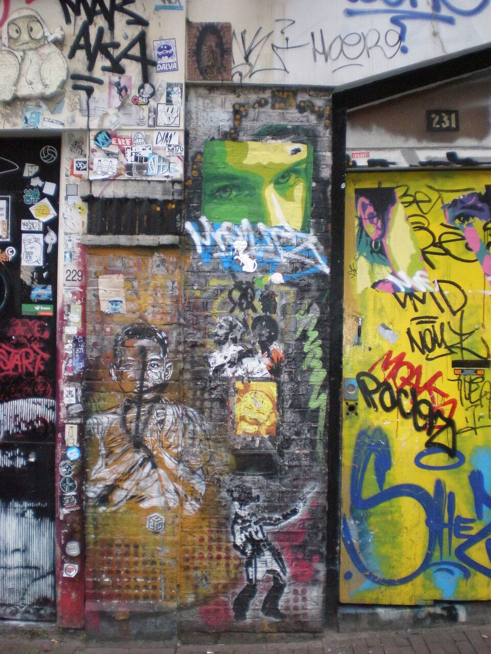 I stole Banksy No. 29,Spuistraat 231, Amsterdam, Netherland