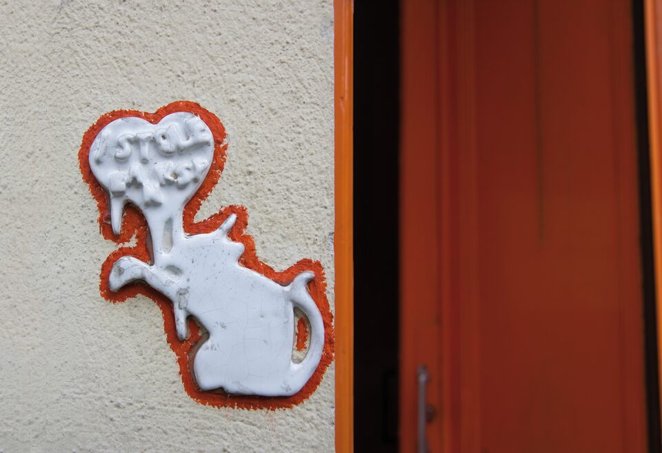 I stole Banksy No.3, Strotzigasse, Vienna, Austria