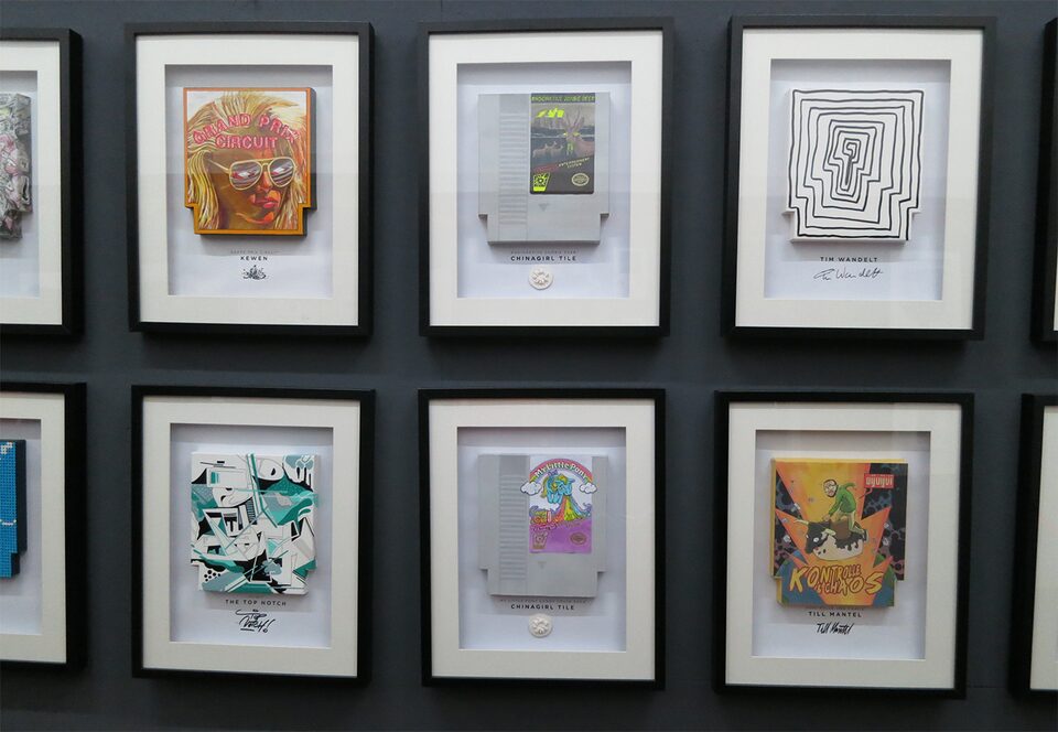 Cartridges for We <3 8 Bit Exhibition, Berlin, Germany, 2013