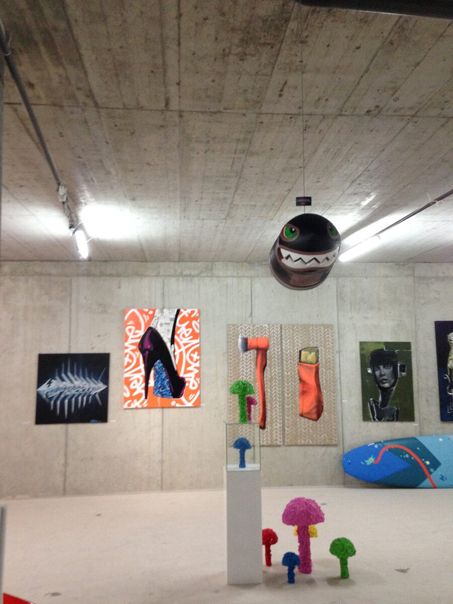 March 2017 exhibition at 'Street Art Limited Gallery', Baden, Switzerland