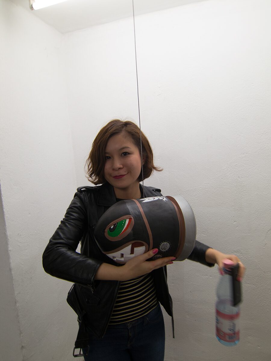 Bullet Bill in cooperation with bXb at We <3 8 Bit Exhibition, Berlin, Germany, 2013
