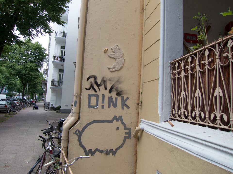 Sam the dog, Hamburg, Germany